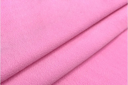 Флис подкладочный, нежно-розовый, Италия
