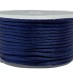 Шнур атласный, 2 мм цвет: темно-синий