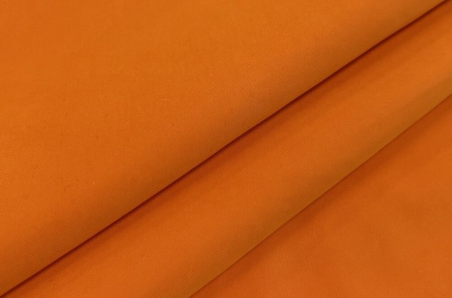 Курточно-плащевая ткань водонепроницаемая, ярко-оранжевая, арт.12001, Италия 2