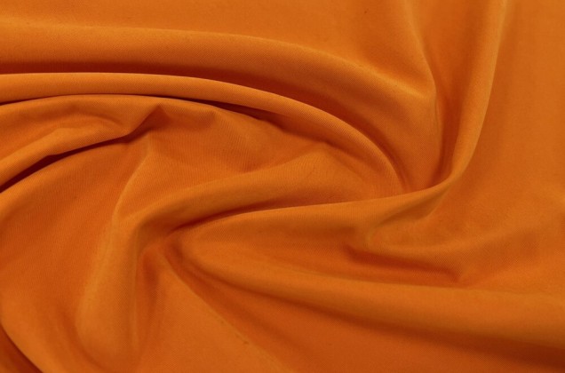 Курточно-плащевая ткань водонепроницаемая, ярко-оранжевая, арт.12001, Италия 1