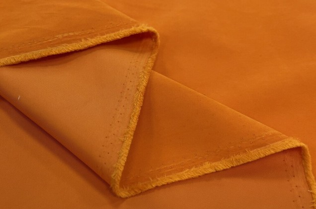 Курточно-плащевая ткань водонепроницаемая, ярко-оранжевая, арт.12001, Италия 4