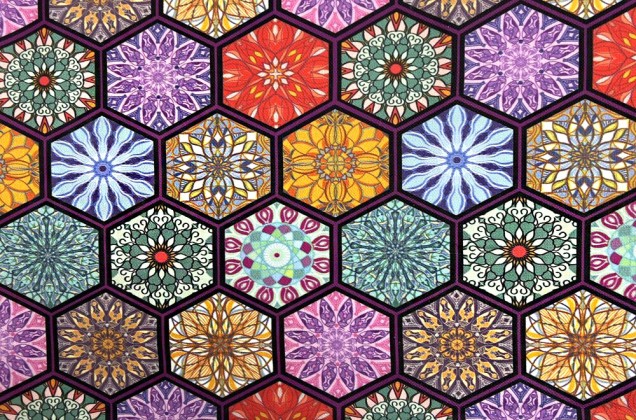 Интерьерная ткань, Мозаика, Турция 1