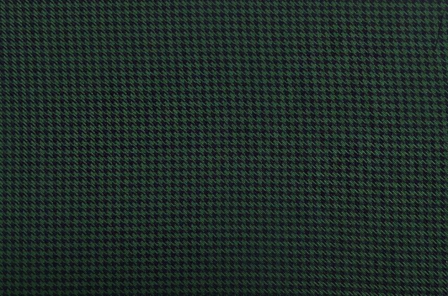 Костюмная шерсть, Мелкая гусиная лапка темно-зеленая с черным (09С52САР) 2