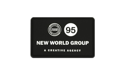 Нашивка New World Group, 5.5х3.5 см
