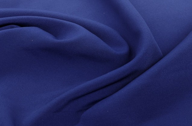 Костюмная ткань Барби темно-синего цвета 1
