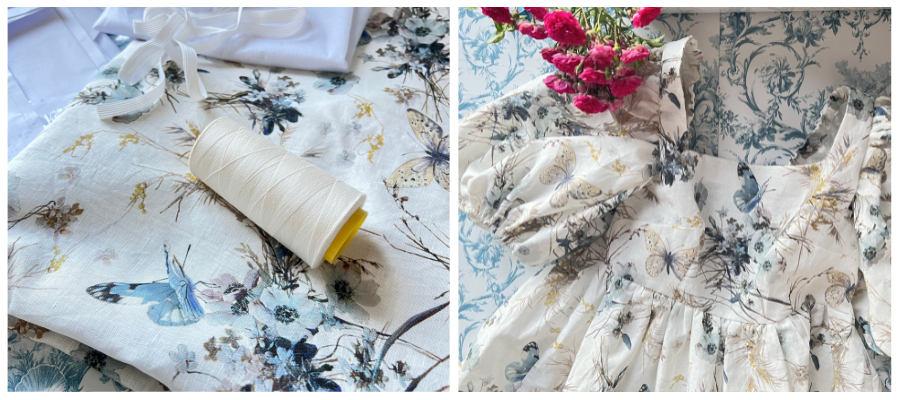 Цветы из ткани для украшения платья - 79 фото