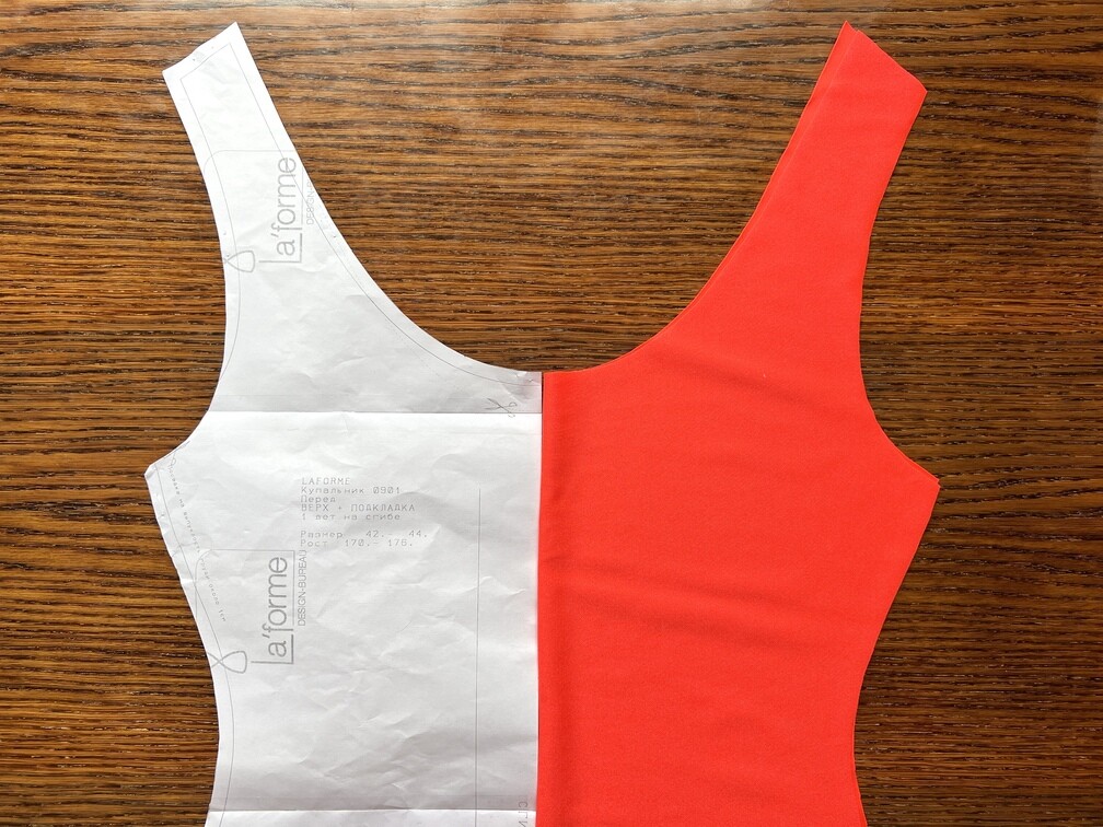 раскрой и пошив купальника самостоятельно