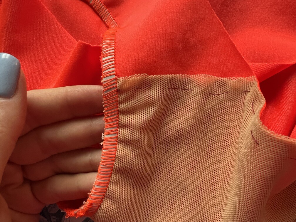 Обрабатываем срезы проймы