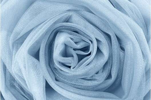 Еврофатин Karina, с блеском, пыльно-голубой, 300 см