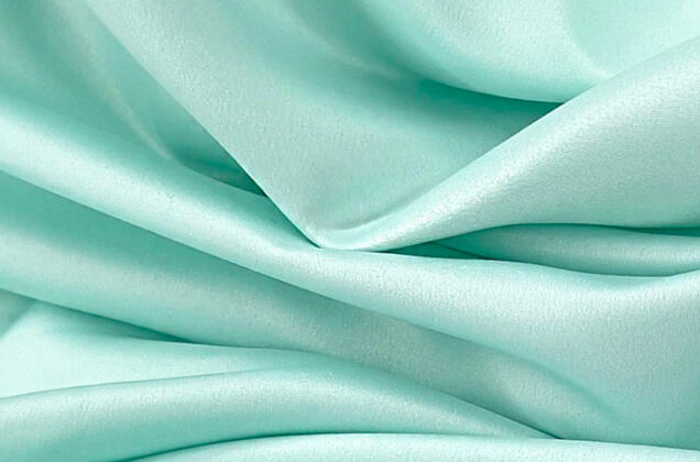 Свадебный сатин матовый, цвет светлая бирюза, арт.33, Турция 1
