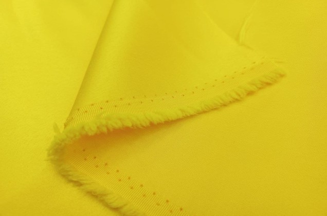 Свадебный сатин матовый, цвет желтый, арт.32, Турция 2