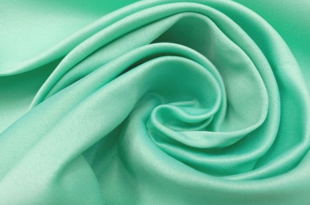 Свадебный сатин матовый, цвет мятный (зелено-голубой), арт.30, Турция 1