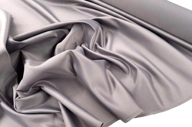 Свадебный сатин матовый, цвет серебряный, арт.27, Турция 2