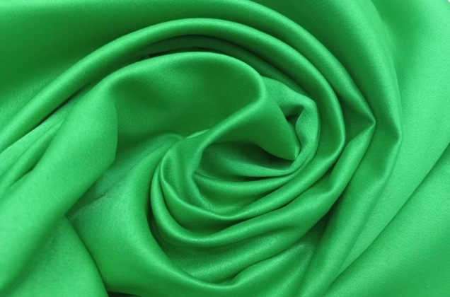 Свадебный сатин матовый, цвет зеленый, арт.16, Турция 1