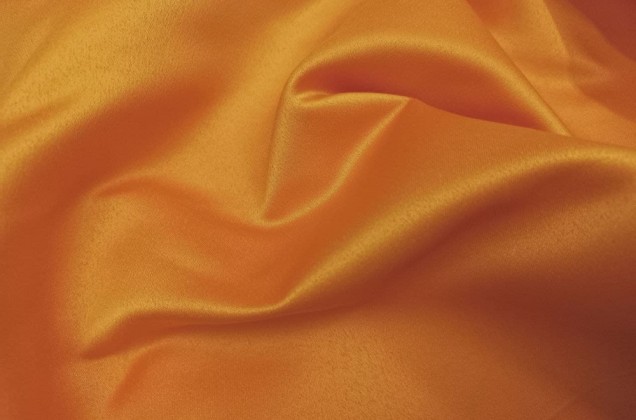 Свадебный сатин матовый, цвет оранжевый, арт.14, Турция