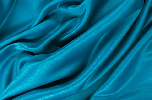 Свадебный сатин матовый, цвет лазурный, арт.11, Турция 3