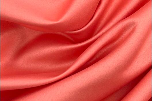 Свадебный сатин матовый, цвет лососевый, арт.6, Турция
