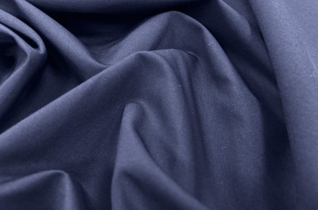 Рубашечная ткань с шерстью темно-синяя, арт. 7933, Италия 2