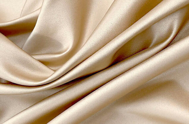 Свадебный сатин матовый, цвет бежевый, арт.51, Турция