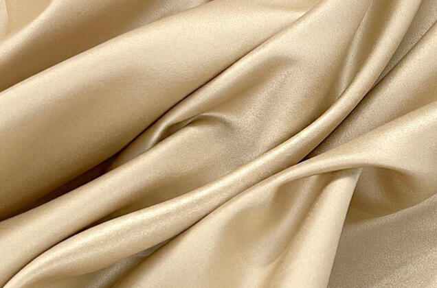 Свадебный сатин матовый, цвет бежевый, арт.51, Турция 1