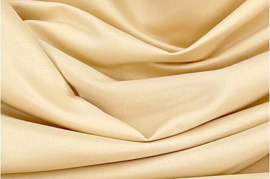 Свадебный сатин матовый, банановый крем, арт.46, Турция