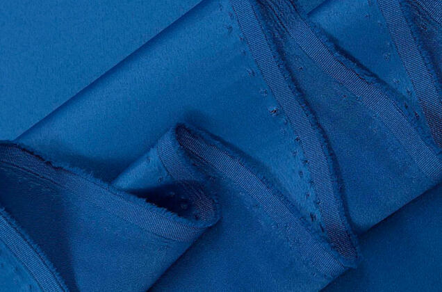 Свадебный сатин матовый, цвет синий, арт.40, Турция 3