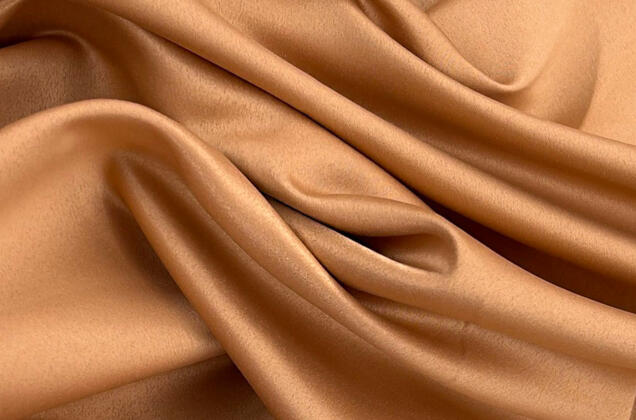 Свадебный сатин матовый, теплый коричневый, арт.39, Турция 1