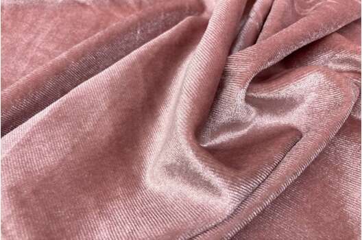 Бархат стрейч, цвет сухая роза, арт. 5