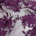 Кружевное полотно Цветы, фиолетовый, 135 см