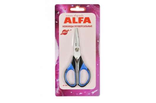 Ножницы универсальные, ALFA, 14 см