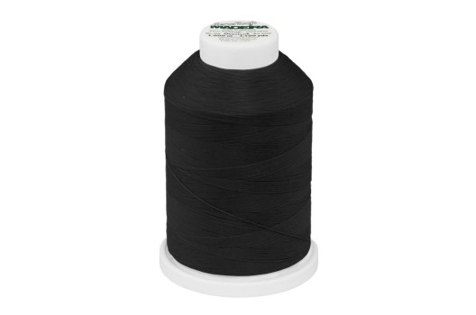 Нитки швейные текстурированные Aeroflock №100 (1000) Madeira, цвет 8000-черный