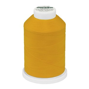 Нитки швейные текстурированные Aeroflock №100 (1000) Madeira, цвет 8700-золотой