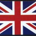 Термонаклейка Флаг Англии 8.8х5.7 см