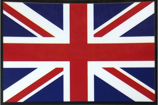 Термонаклейка Флаг Англии 8.8х5.7 см