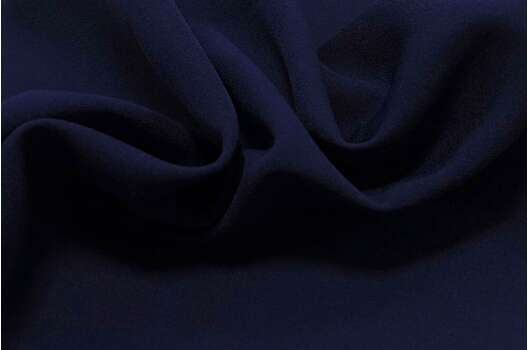Дабл креп, темно-синий