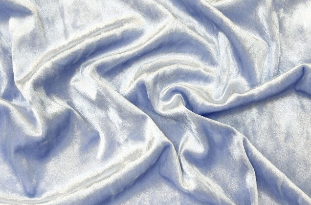 Бархат крэш (мрамор) небесно-голубой цвет, арт. 71