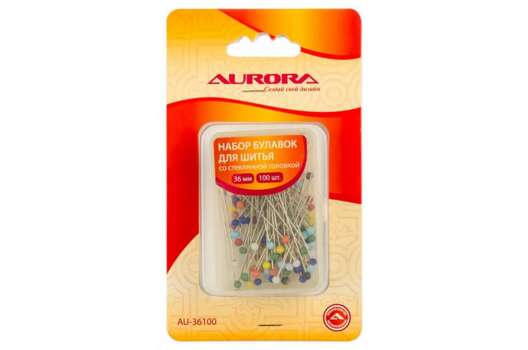 Булавки Aurora AU-36100 (100шт.)