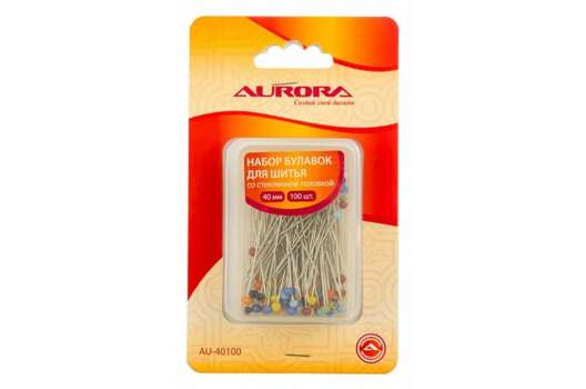 Булавки Aurora AU-40100 (100 шт.)