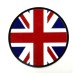 Термонаклейка Флаг Англии 6.2х6.2 см (круглая)