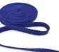 Шнур плоский, х/б, 10 мм цвет: синий