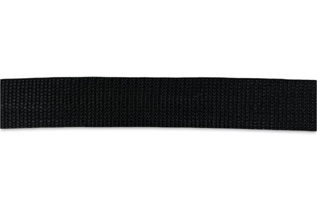 Лента ременная (стропа), 25 мм, черная  1