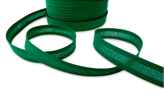 Бейка хлопковая, 15 мм, зеленая (243)