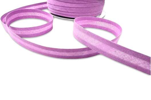 Бейка хлопковая, 15 мм, сиреневая (172)