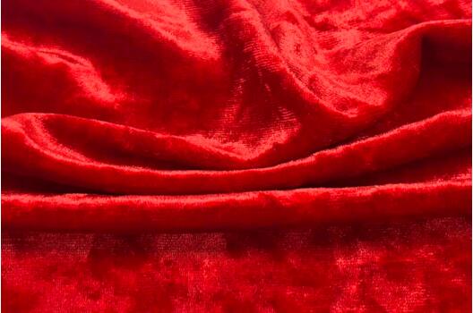 Бархат крэш (мрамор), красный чили, арт. 78