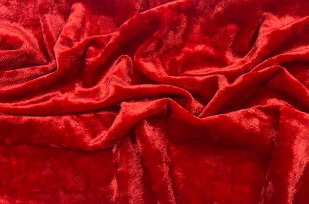 Бархат крэш (мрамор), красный чили, арт. 78 1