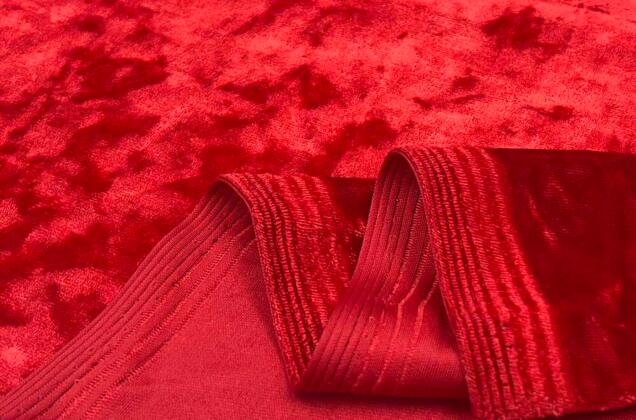 Бархат крэш (мрамор), красный чили, арт. 78 3