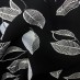 Штапель, Листья белый с голубым на черном фоне