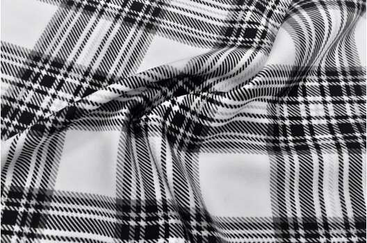 Дабл креп, Черно-белая клетка