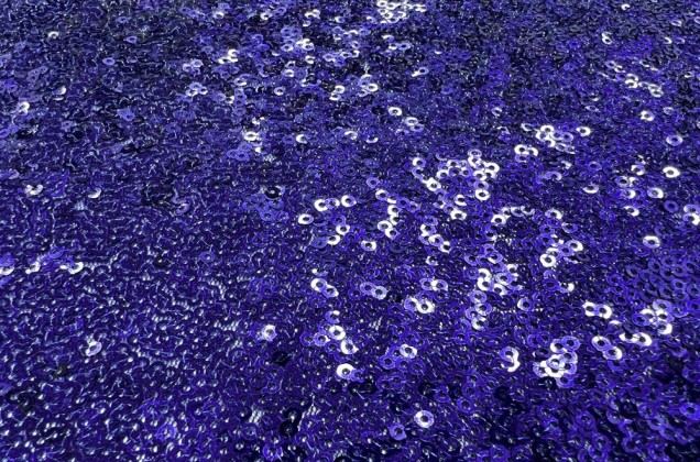 Пайетки на сетке, сине-фиолетовые 2