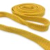 Шнур плоский х/б, 15 мм цвет: желтый
